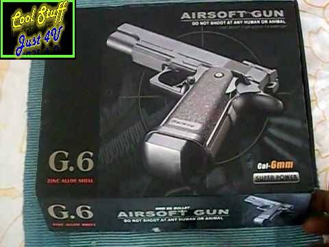G.6 AIRSOFT GUN WITH 6MM CALIBER - SUPER POWER!!!